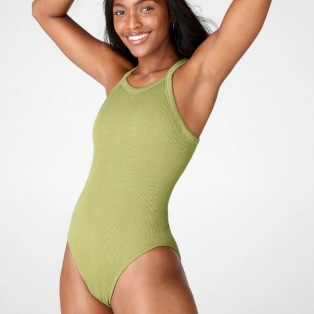 Fabletics Women's Dawn Seamless Bodysuit, Size XS